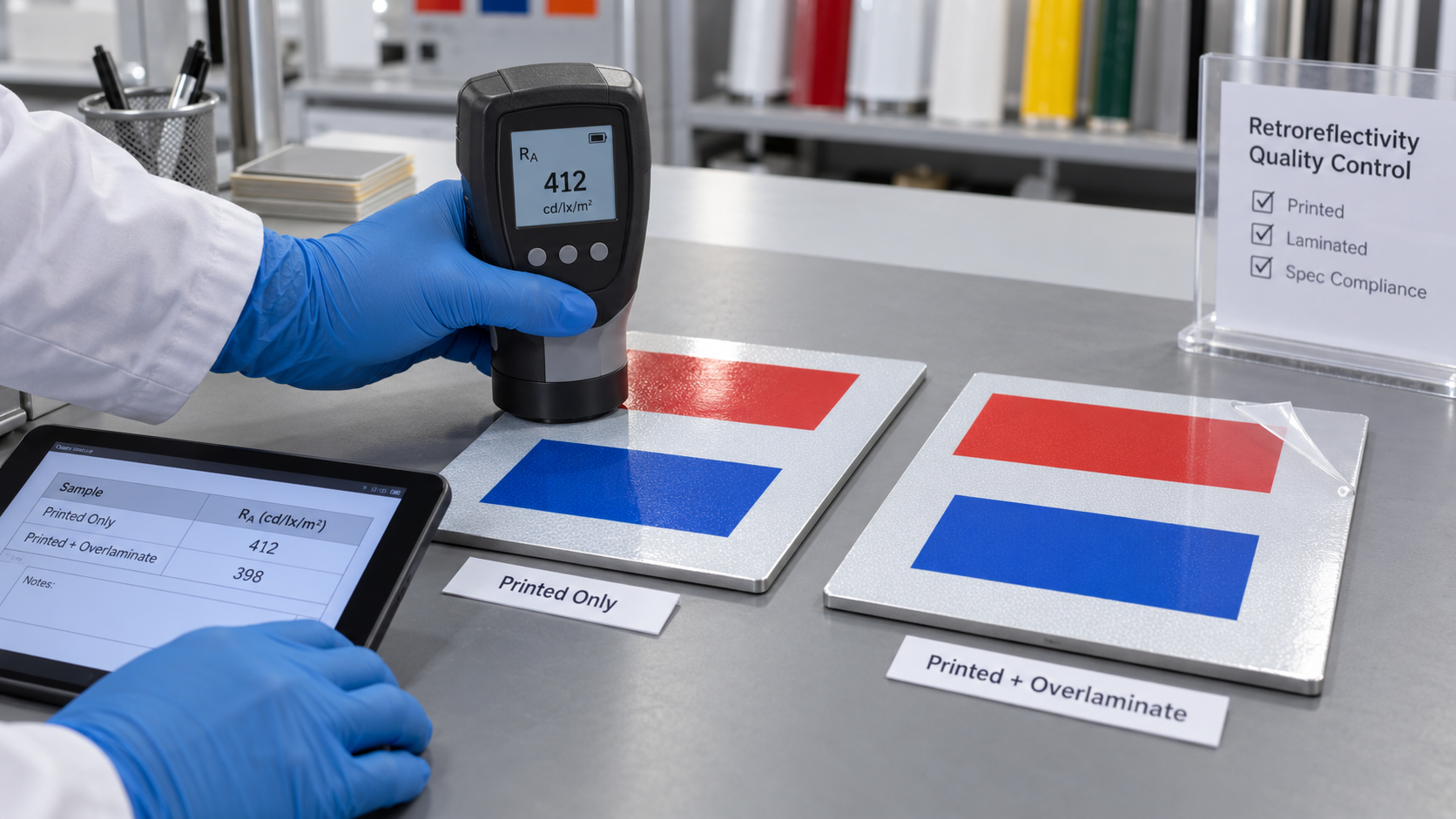 measuring-retroreflectivity-before-and-after-lamination.png