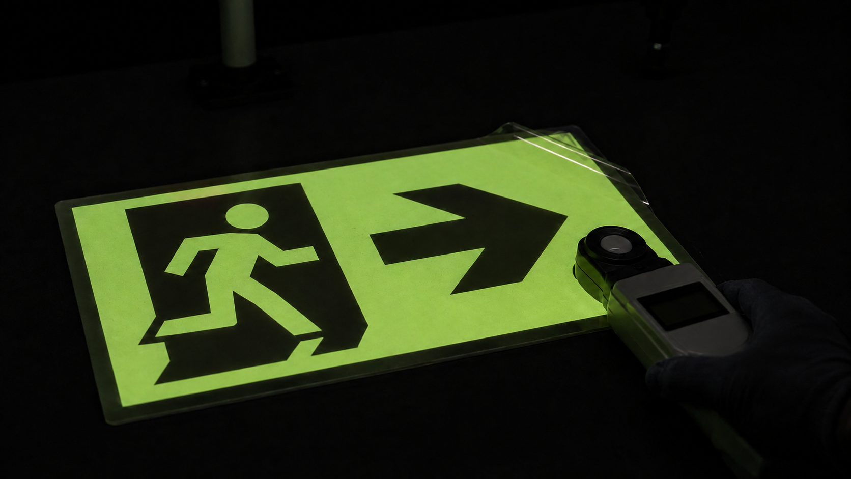 printed-photoluminescent-exit-sign-tested-after-lamination.png