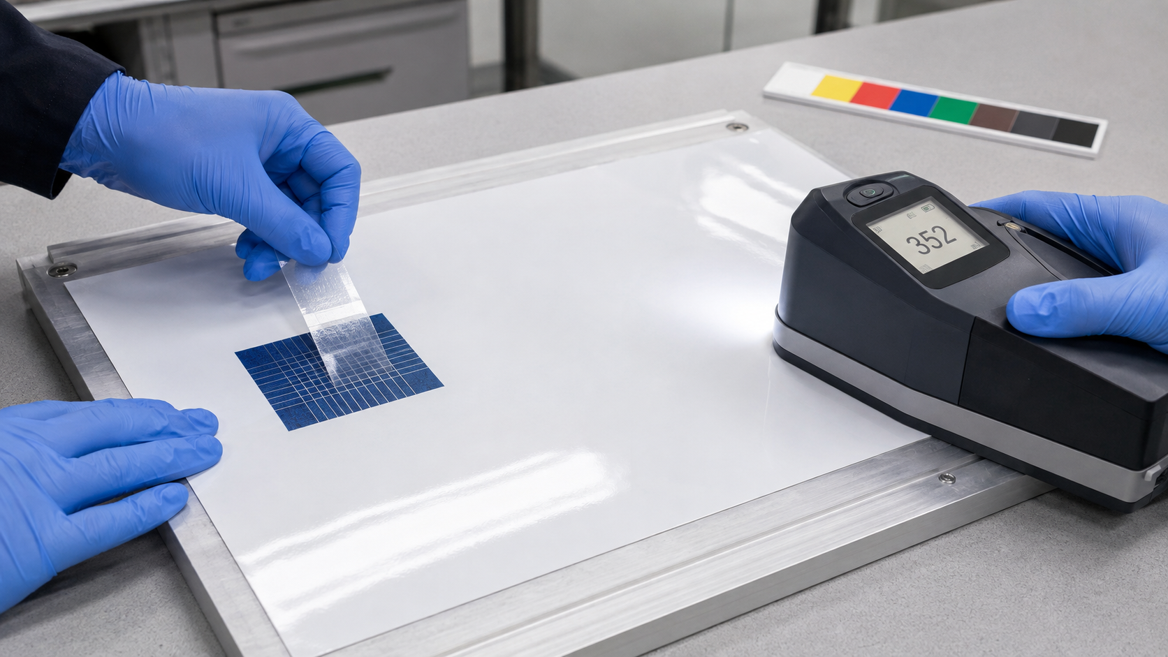 Reflective sheeting ink adhesion and retroreflectivity testing.png
