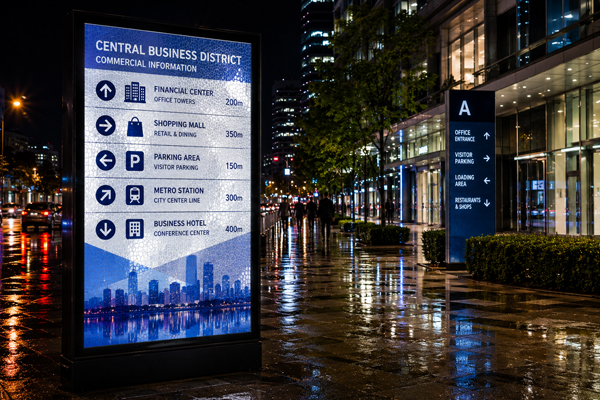 Commercial information boards