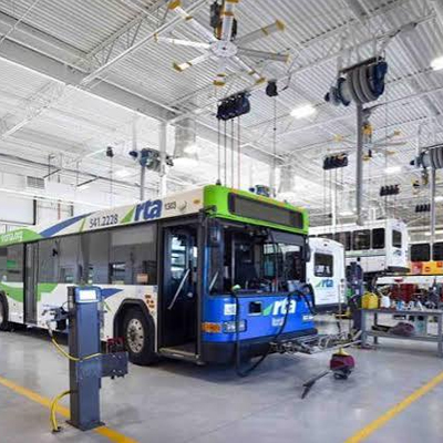 Public transportation maintenance centers