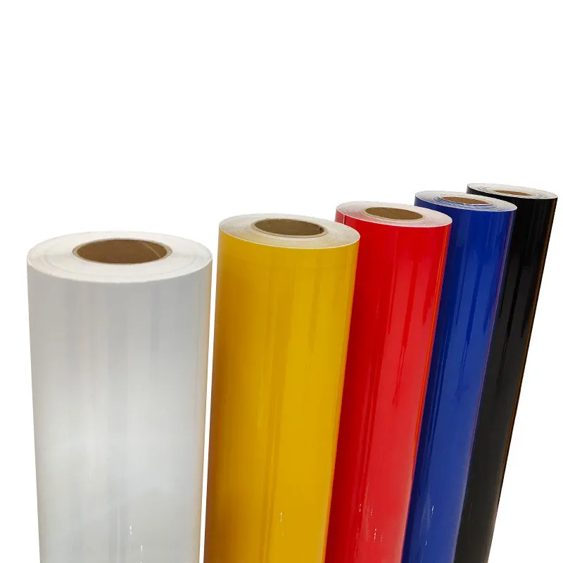 Commercial PET Glass Bead Reflective Sheet for Screen Printed Signage