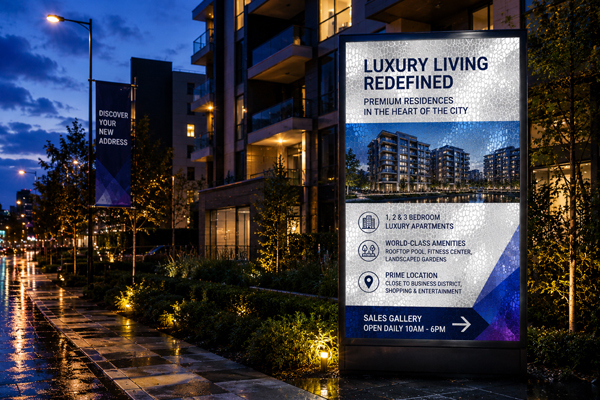 Real estate signage