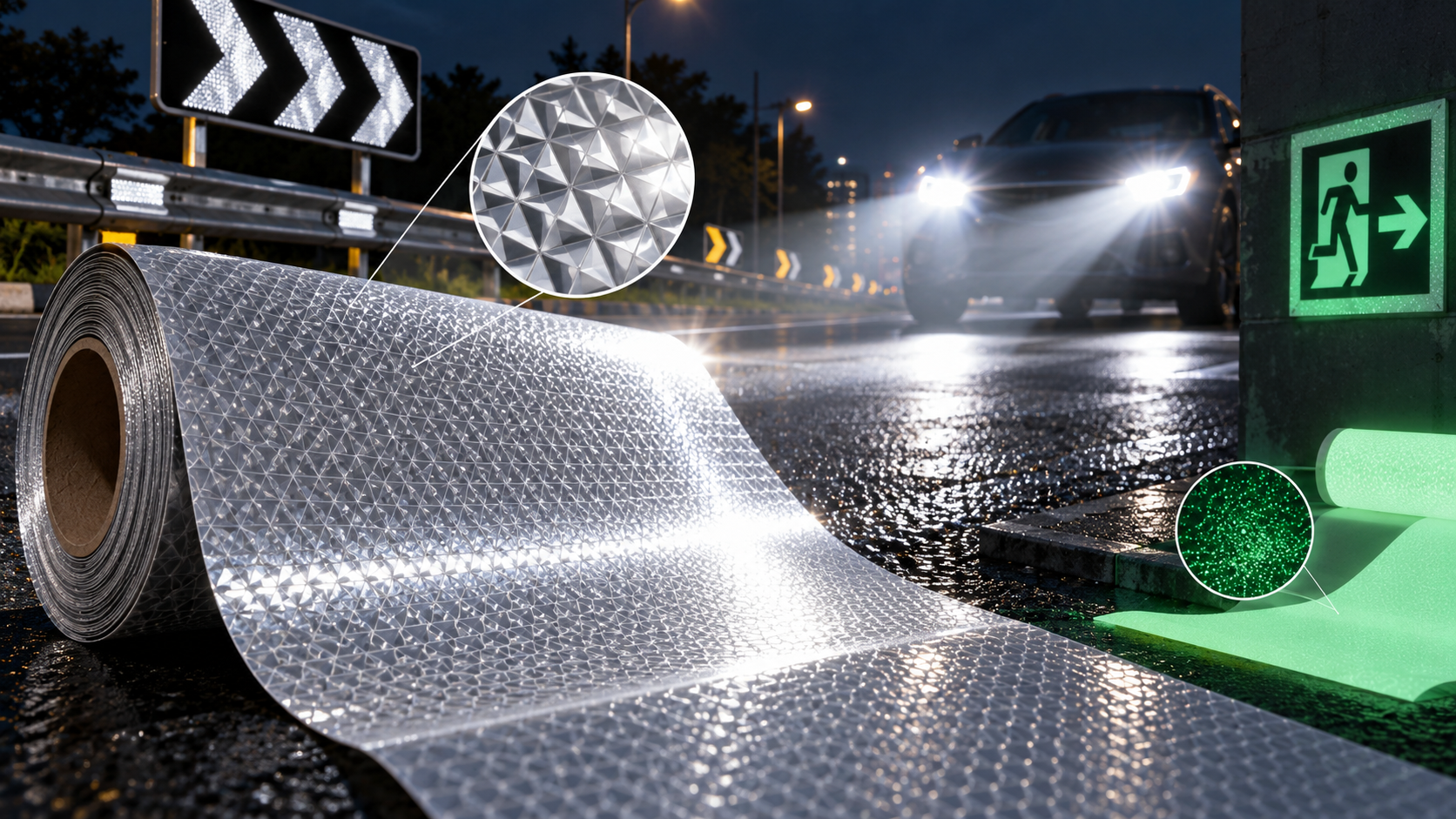 Glow or Reflect? Why Photoluminescent and Retroreflective Materials Are Not Interchangeable