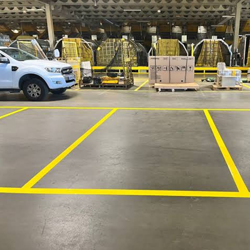 Pallet storage zones
