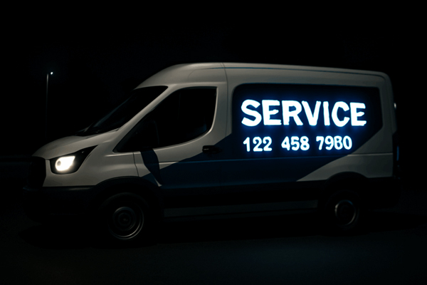 Service vehicle identification