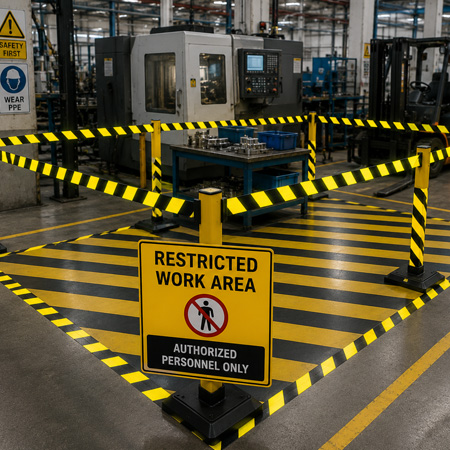 Restricted operating zones