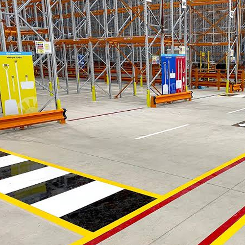 Warehouse rack identification