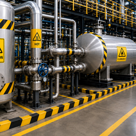 Pipes and industrial containers