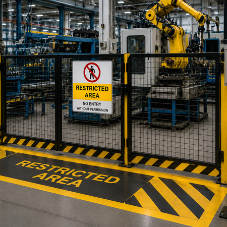 Dangerous moving parts