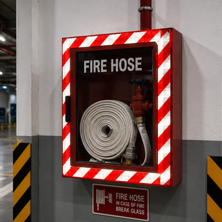 Fire hose cabinets