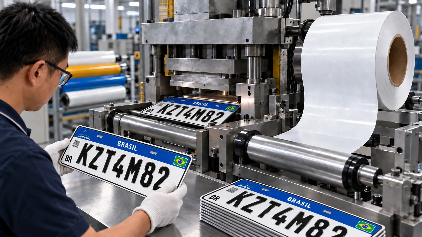 License Plate Sheeting for Embossing & Hot Stamping | ABLAZE
