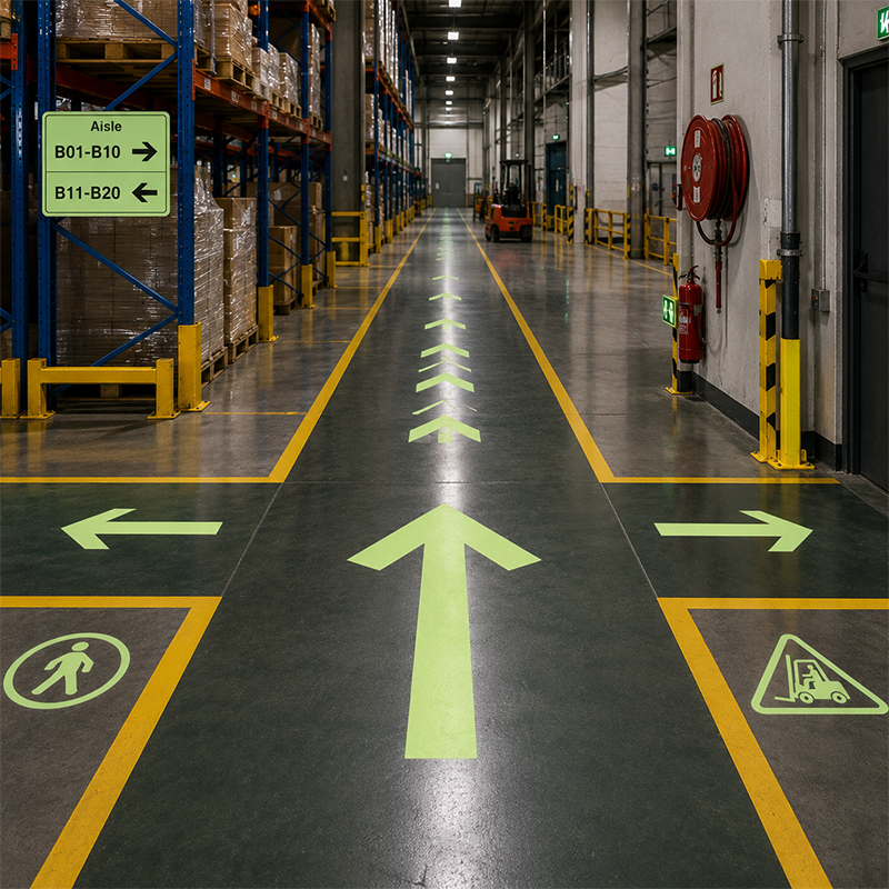 Floor-direction-arrows