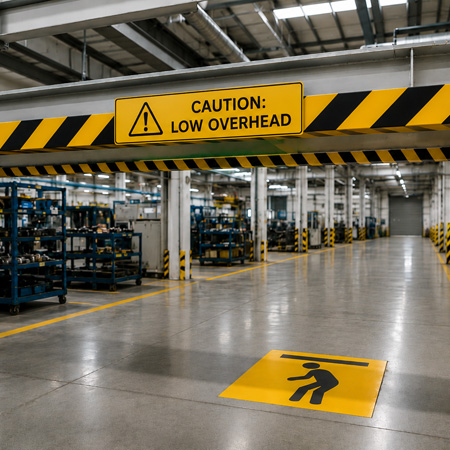 Low beams and overhead obstacles