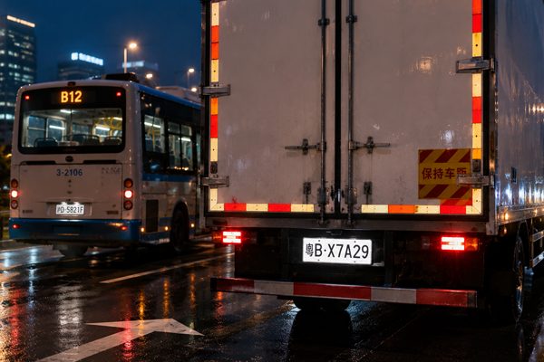 Truck and bus registration plates