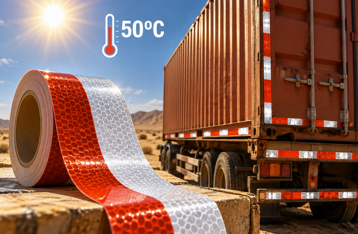 Sun, Sand and a 50&deg;C Container: Getting Reflective Sheeting Through a Hot Climate