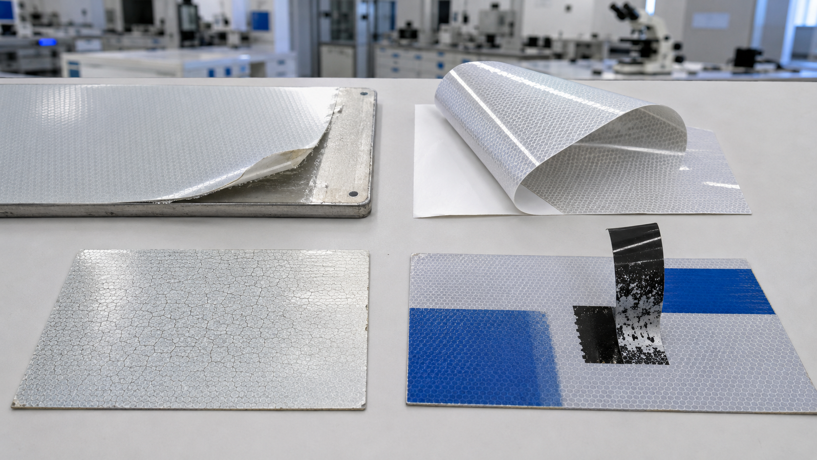 Reflective Sheeting Defects: Peeling, Curling & Ink Failure